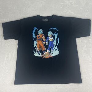 Dragon Ball Fighter Z Goku and Vegeta Graphic Shirt Adult Extra Large Black